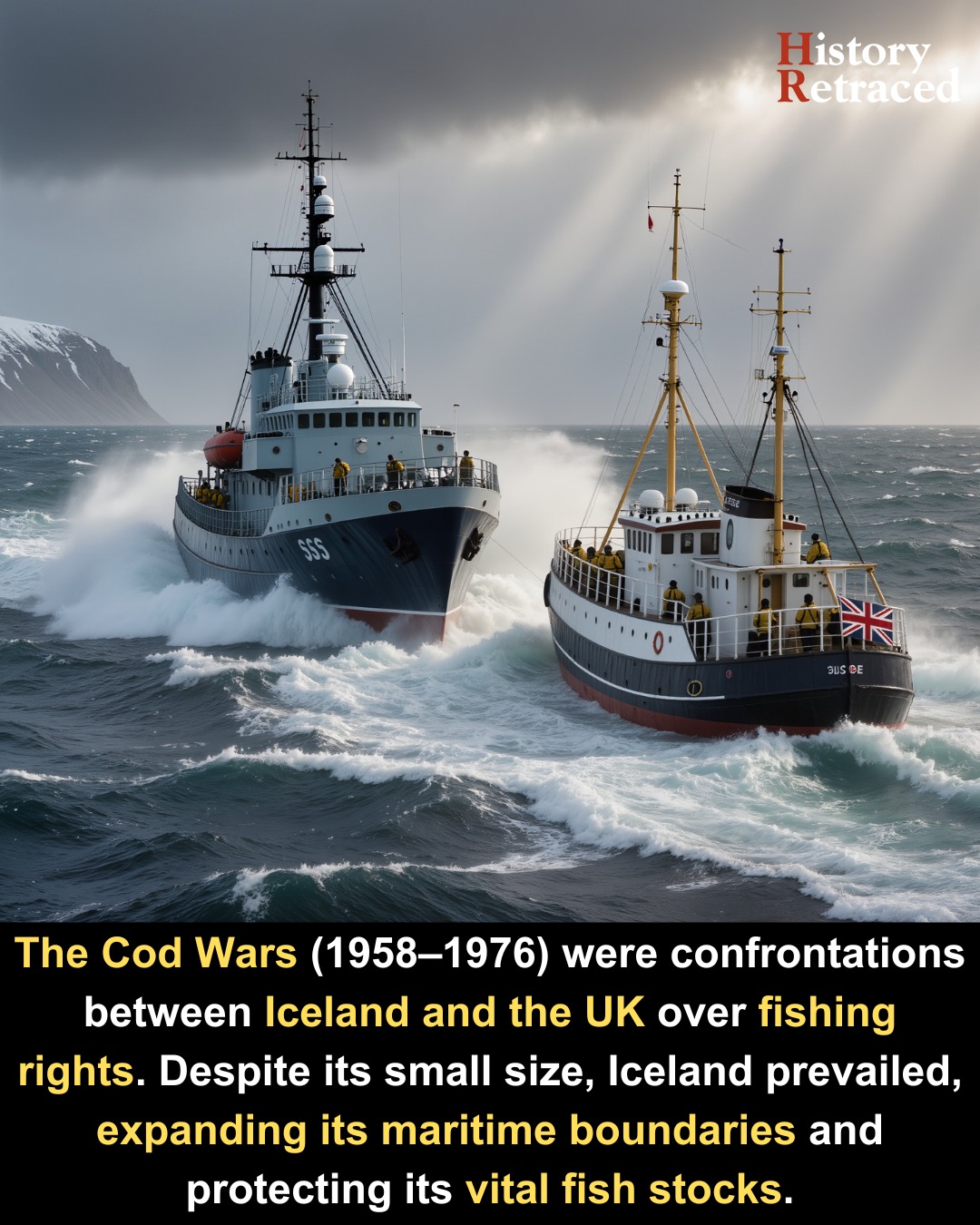History - ⚓ The Cod Wars: When Iceland Fought the Royal Navy In 1958 ...