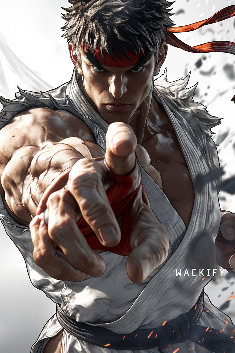 Wackify - Ryu (Street Fighter) #wackify #wallpaper #comicart #fanart # ...