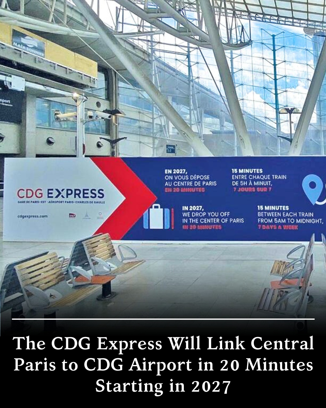 Yes - A new train called the CDG Express is being built in Paris. It ...