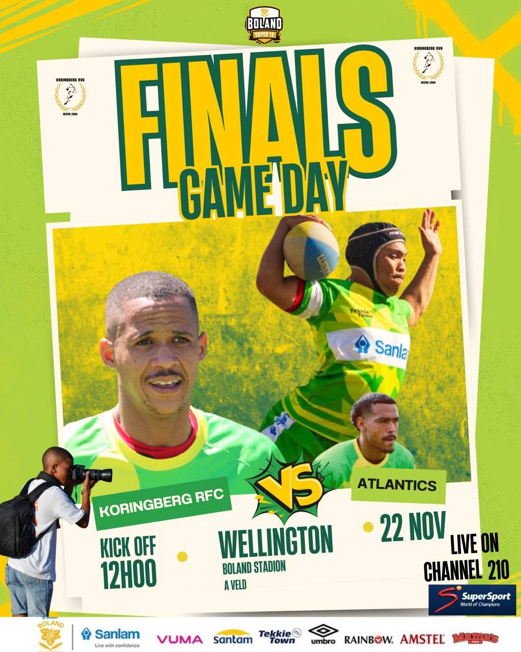 Koringberg Rfc - YESSS! 🎉 Koringberg RFC is in the finals!... | Facebook