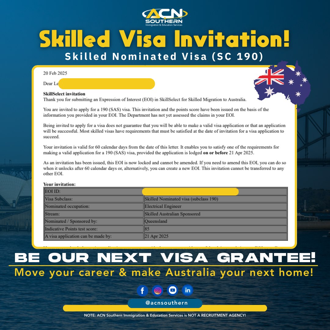 🎉... - ACN Southern Immigration & Education Services Lipa | Facebook