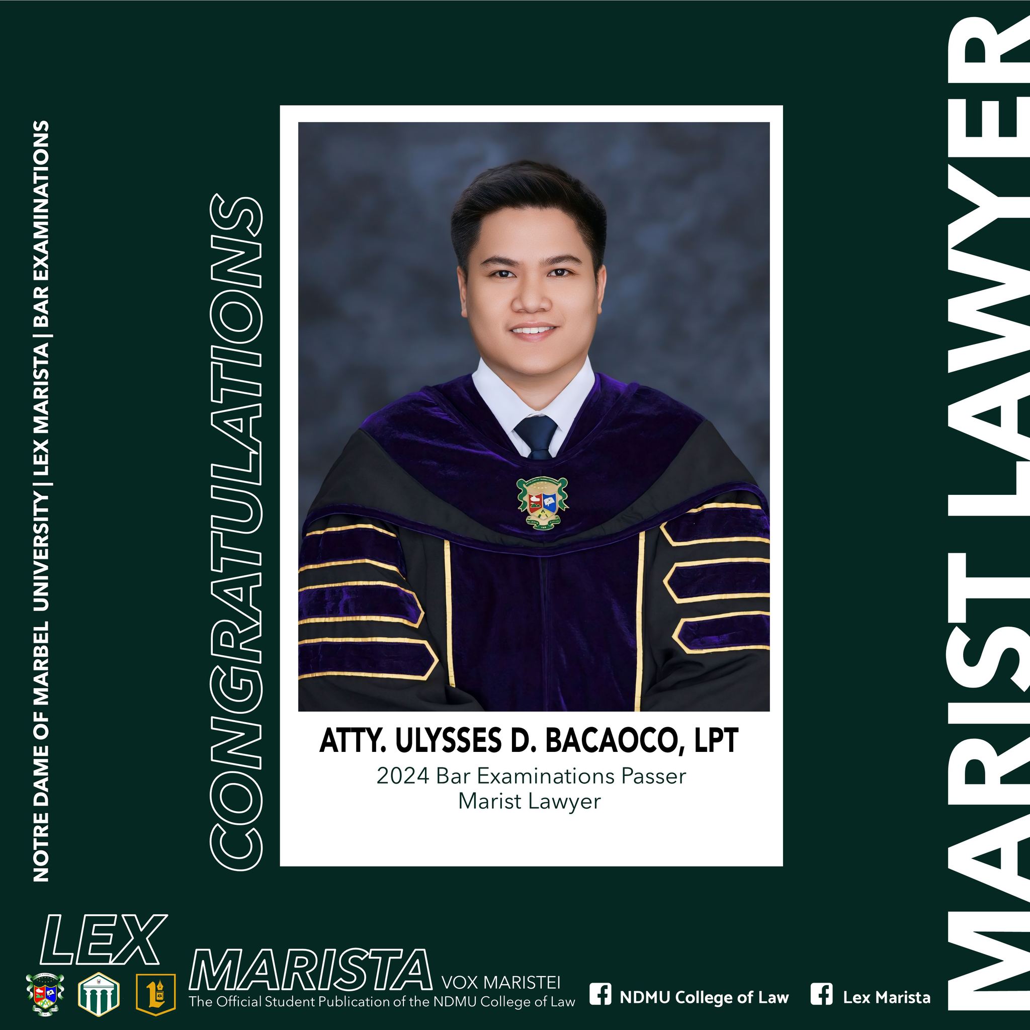 Lex - Atty. ULYSSES D. BACAOCO, LPT | Facebook