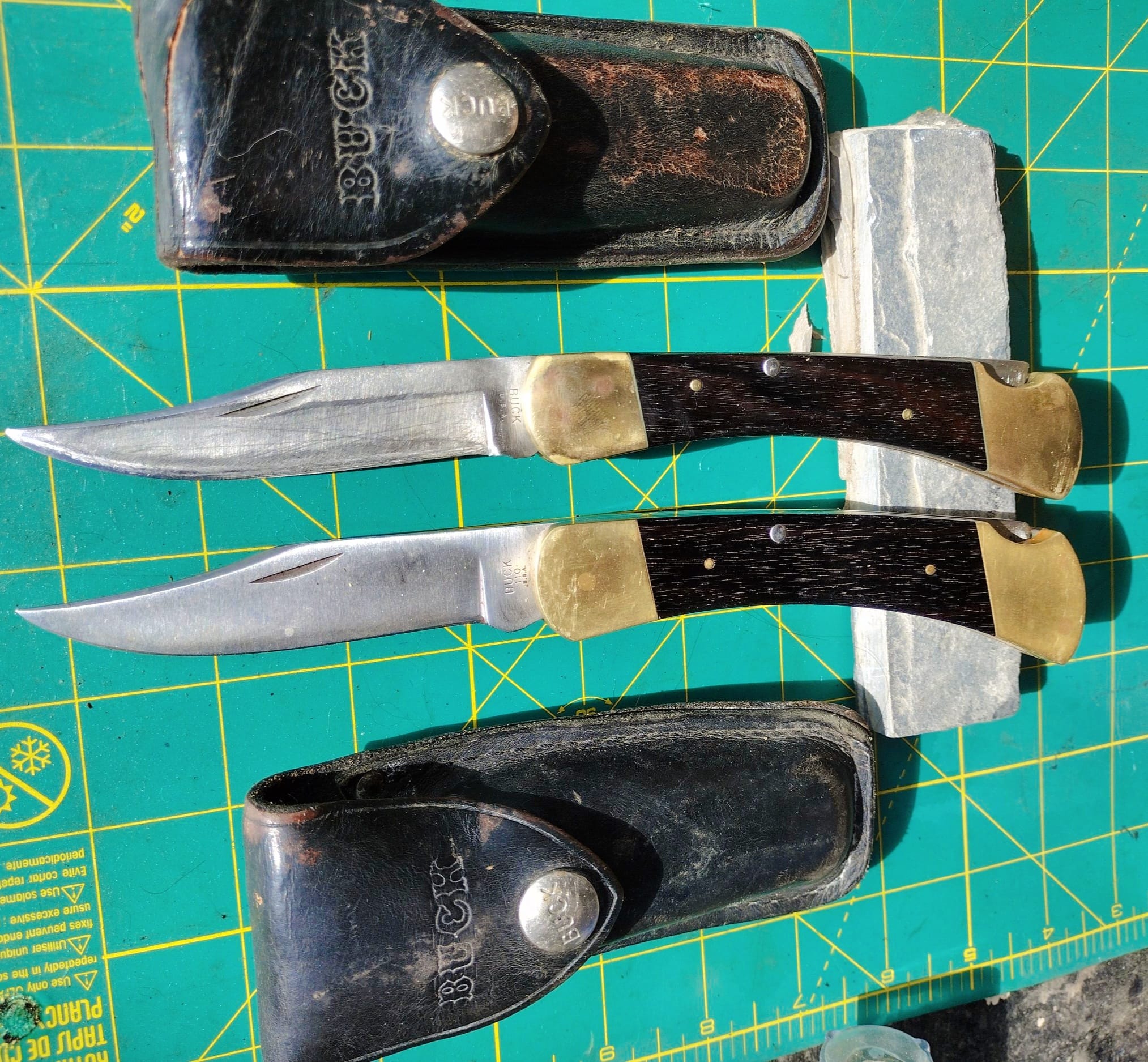 An American Classic, the Buck 110 I traded a kitchen knife for 