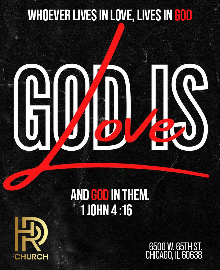 Hdr - God is Love ️ "Whoever lives in love, lives in God, and God in ...