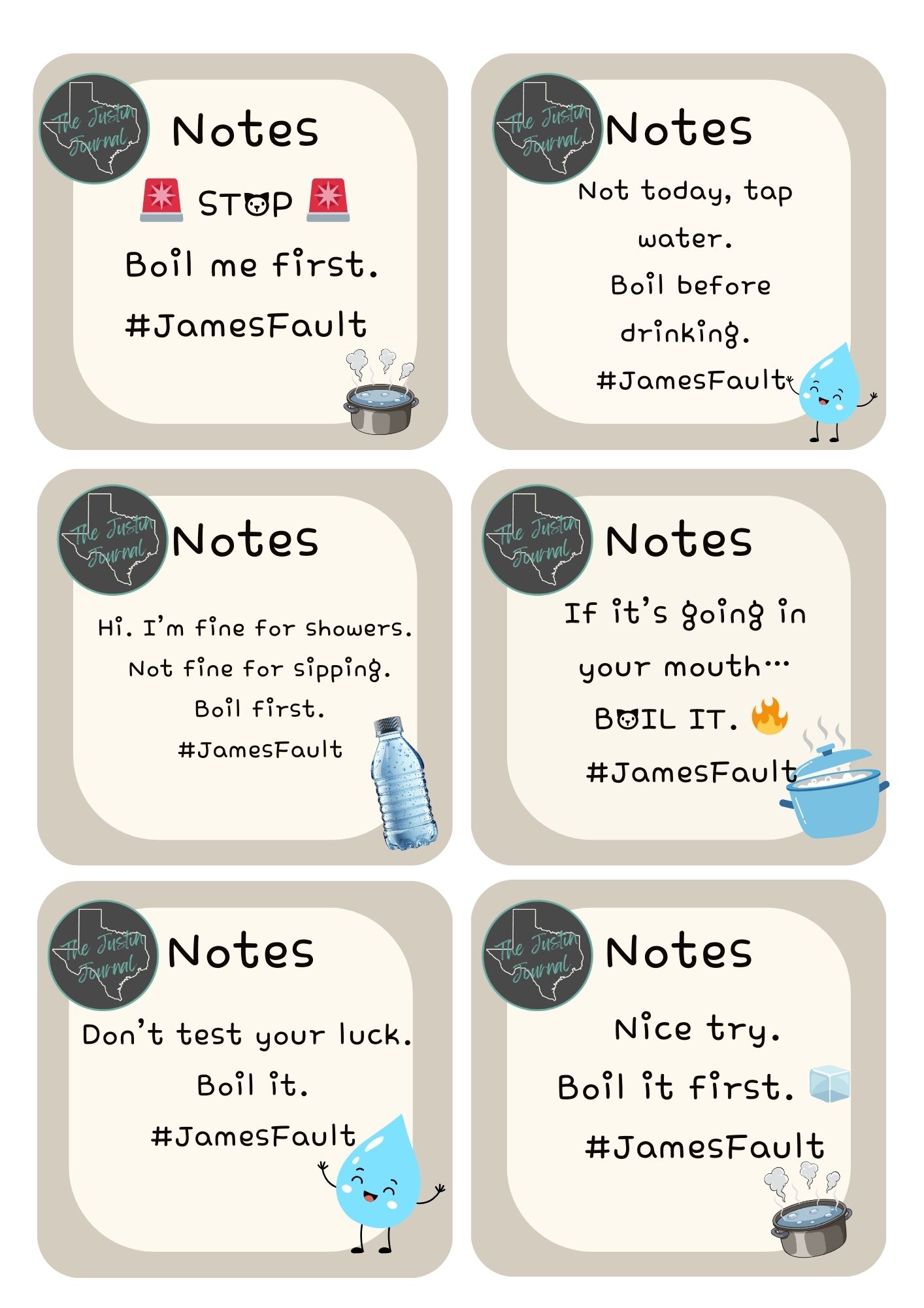 Justin Journal - We made printable sticky notes for your... | Facebook