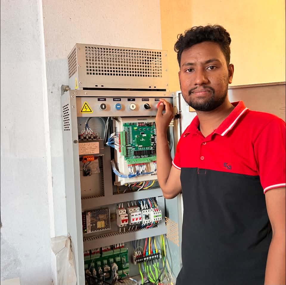 Hello everyone elevator machine room progress installation ready # ...