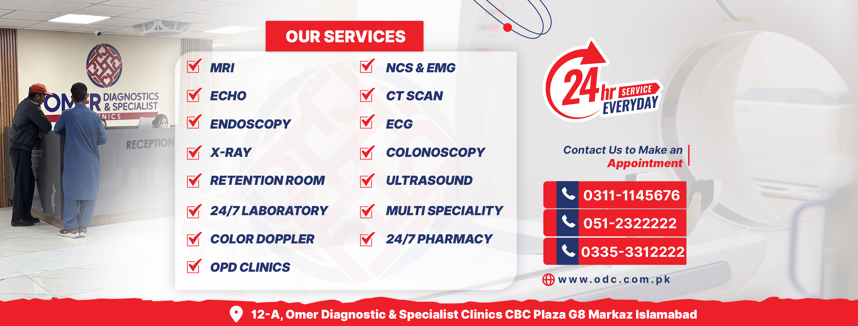 Omer Diagnostics and Specialist Clinics | Islamabad
