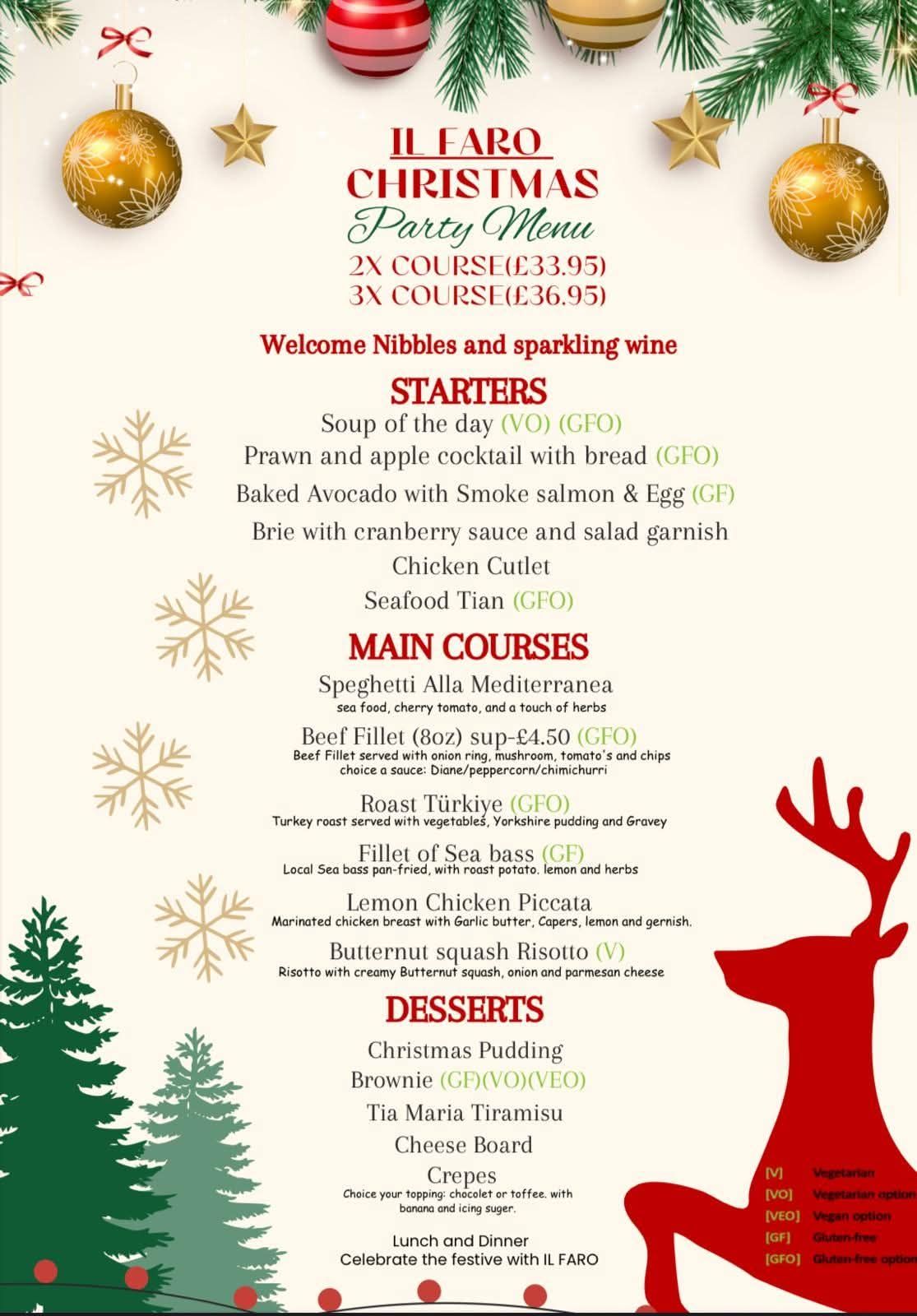 IL FARO - 🔔🎄 JINGLE ALL THE WAY TO IL FARO! 🎅🍝 It’s the... | Facebook