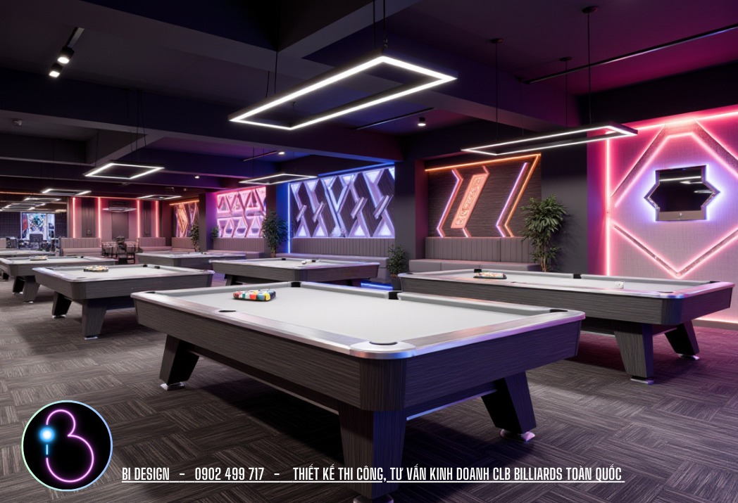 BI Design - Thiết kế thi công, tư vấn kinh doanh CLB Billiards toàn ...