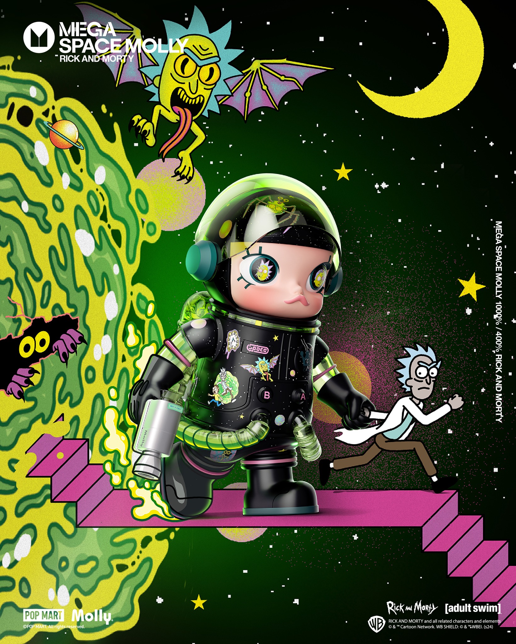 Wubba lubba dub dub! ? The MEGA SPACE MOLLY 400% RICK AND MORTY 