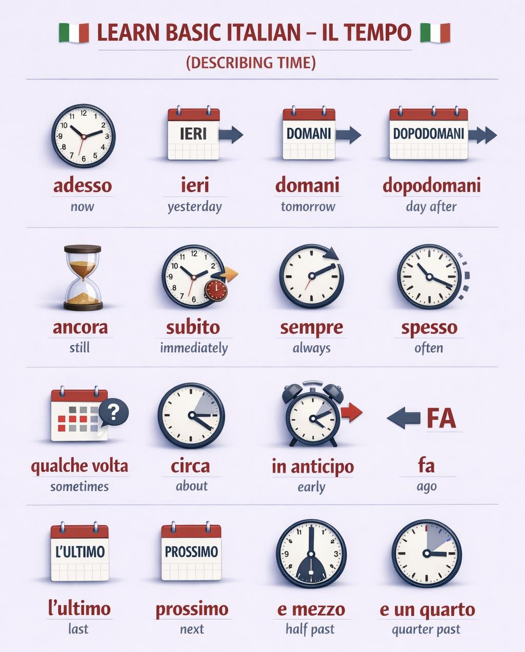 Learn - Italian for beginners 🇮🇹 . . . . . . . . . #learnitalian # ...