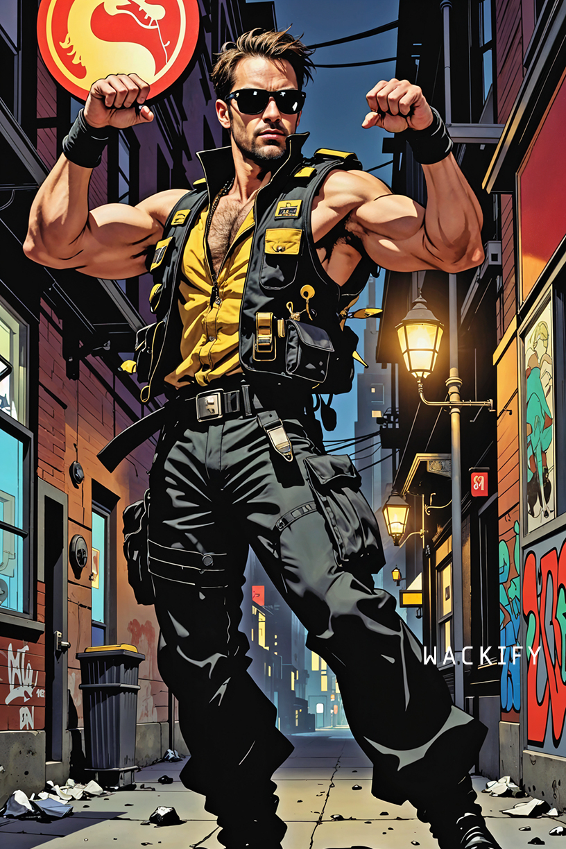 Wackify - Johnny Cage (Mortal Kombat) #wackify #wallpaper #comicart # ...