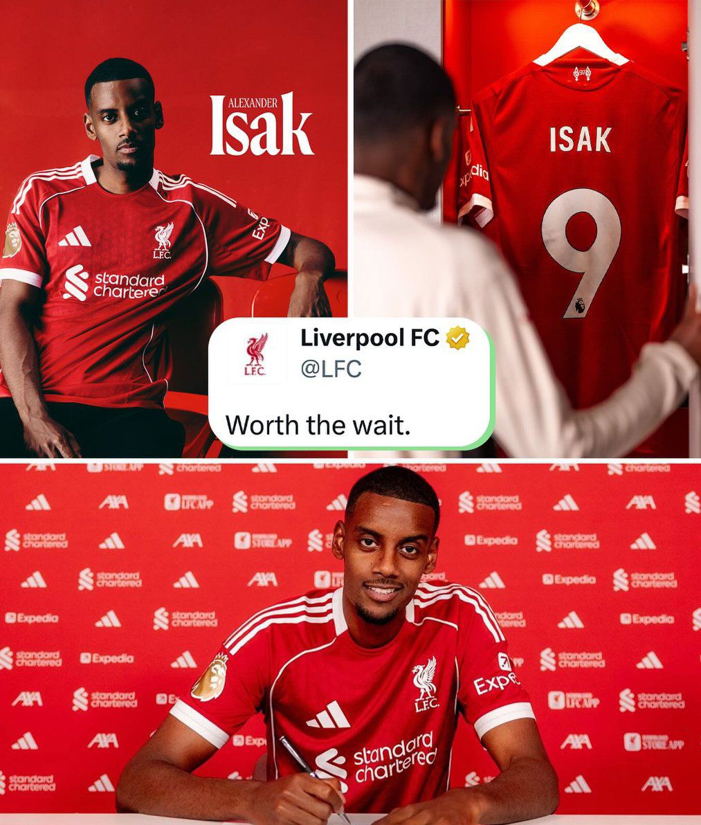 🔴 Alexander Isak will wear Liverpool's legendary number 9 shirt