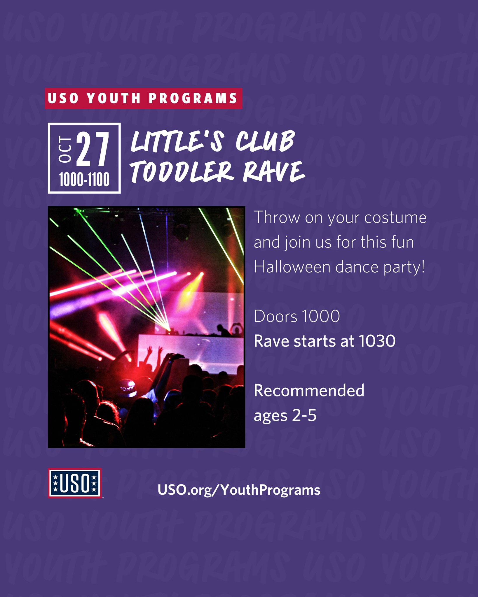 USO - Toddler Rave 🎶👻 Get ready to dance, play, and glow! Join USO ...