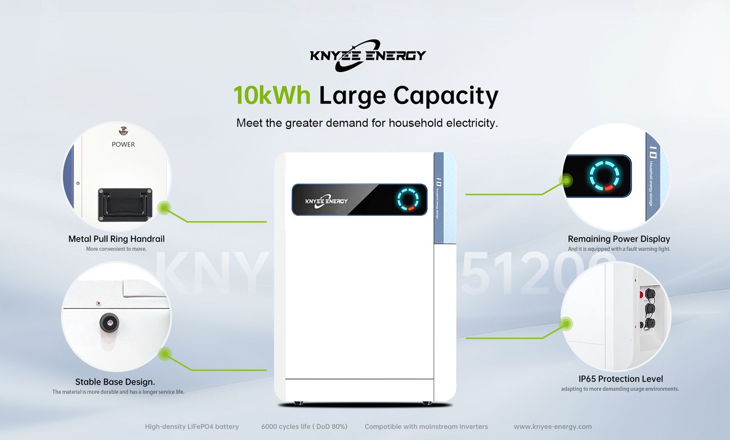 This is our New Design Energy Storage Battery KNY51200🌴 Rated