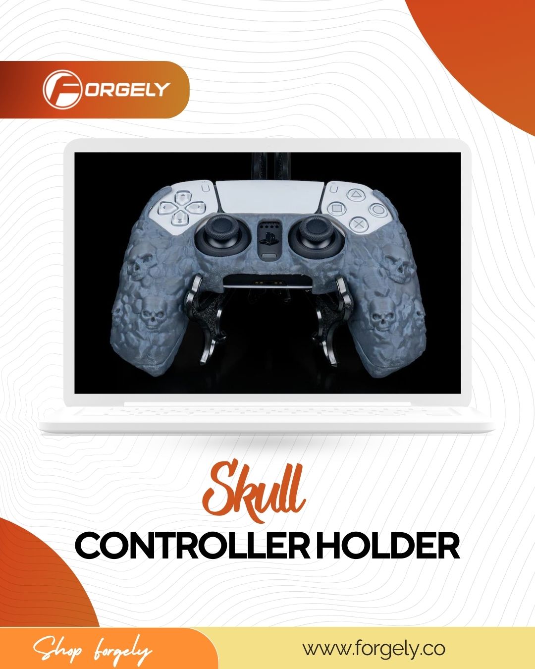 Forgely - Level Up Your Setup with the Skull Controller Holder 🎮 Add ...