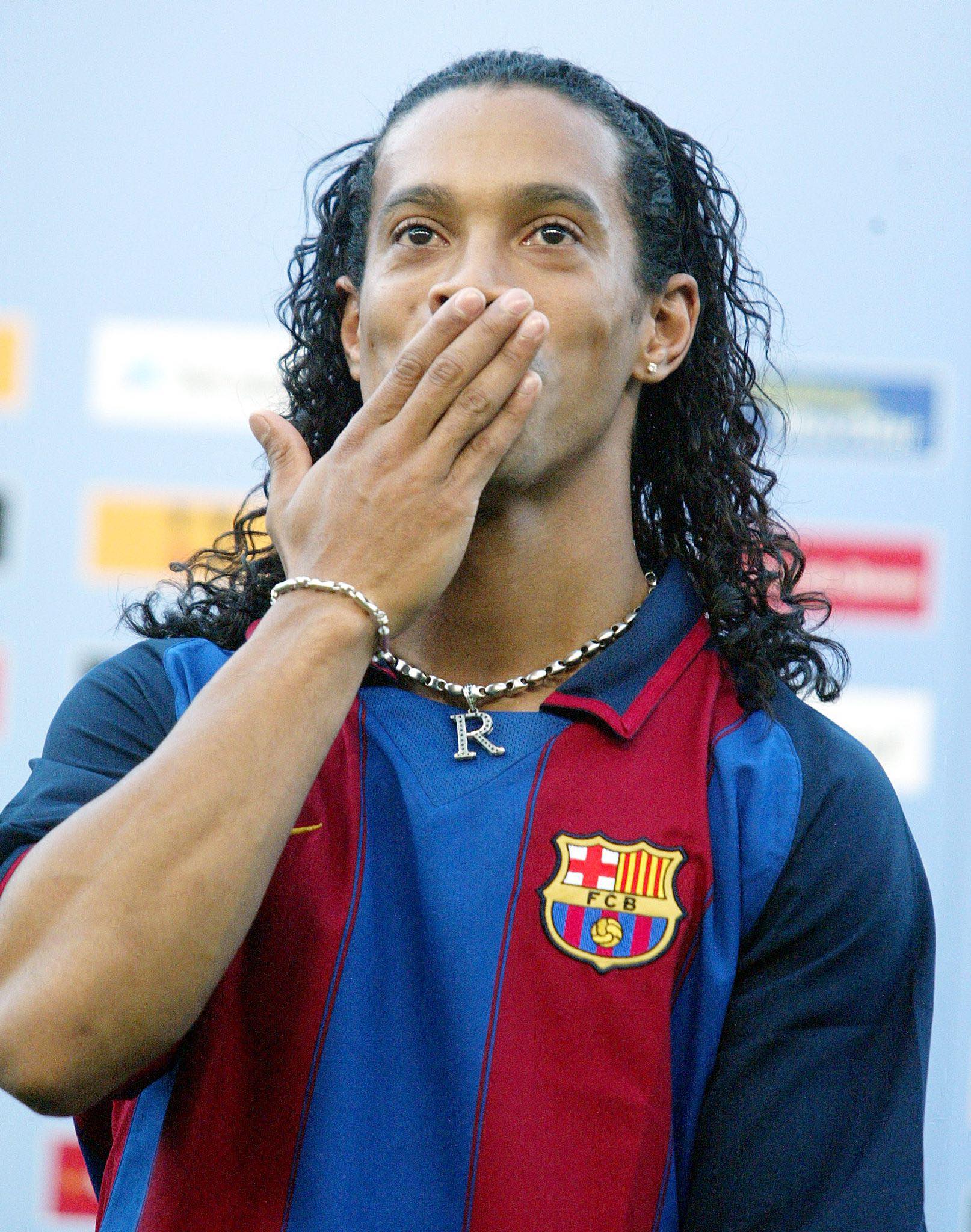 Bracelet FC Barcelone Dédicacé Ronaldinho - Autographe Signé, Origine Espagne