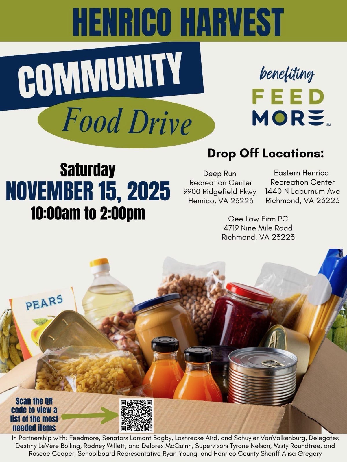 The Henrico Harvest is coming up... - May Nivar for Virginia | Facebook