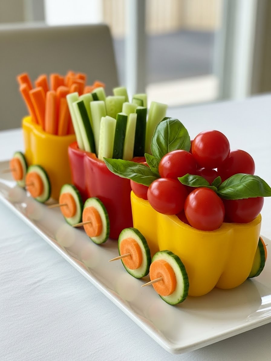 Recipes - All aboard the veggie train! 🥕🥒🍅 Making healthy snacking fun ...