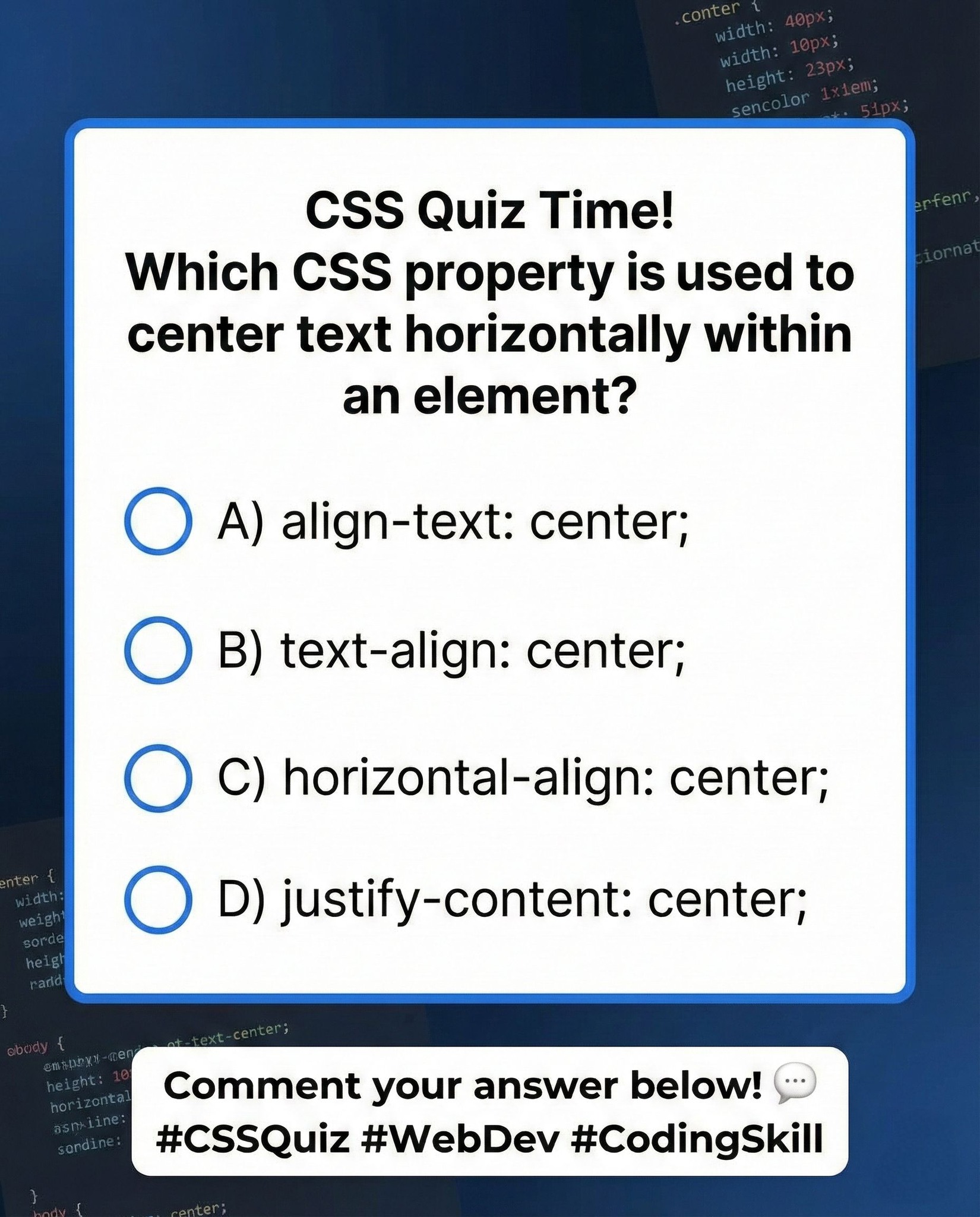 Coding - CSS Quiz #css #csschallenge | Facebook