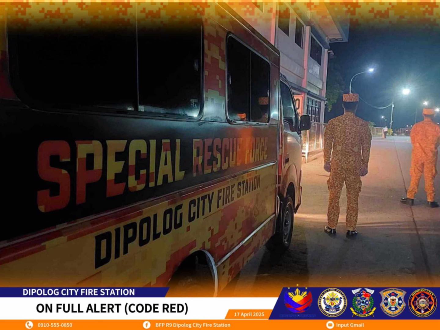 17 April 2025 ||... - BFP R9 Dipolog City Fire Station | Facebook