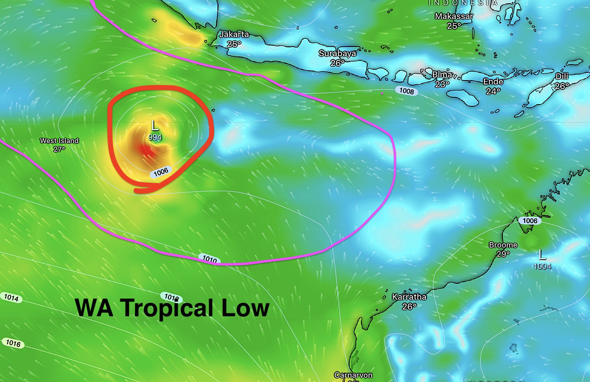 cyclonesoz - Rumbles of a tropical low northwest of WA later next week ...