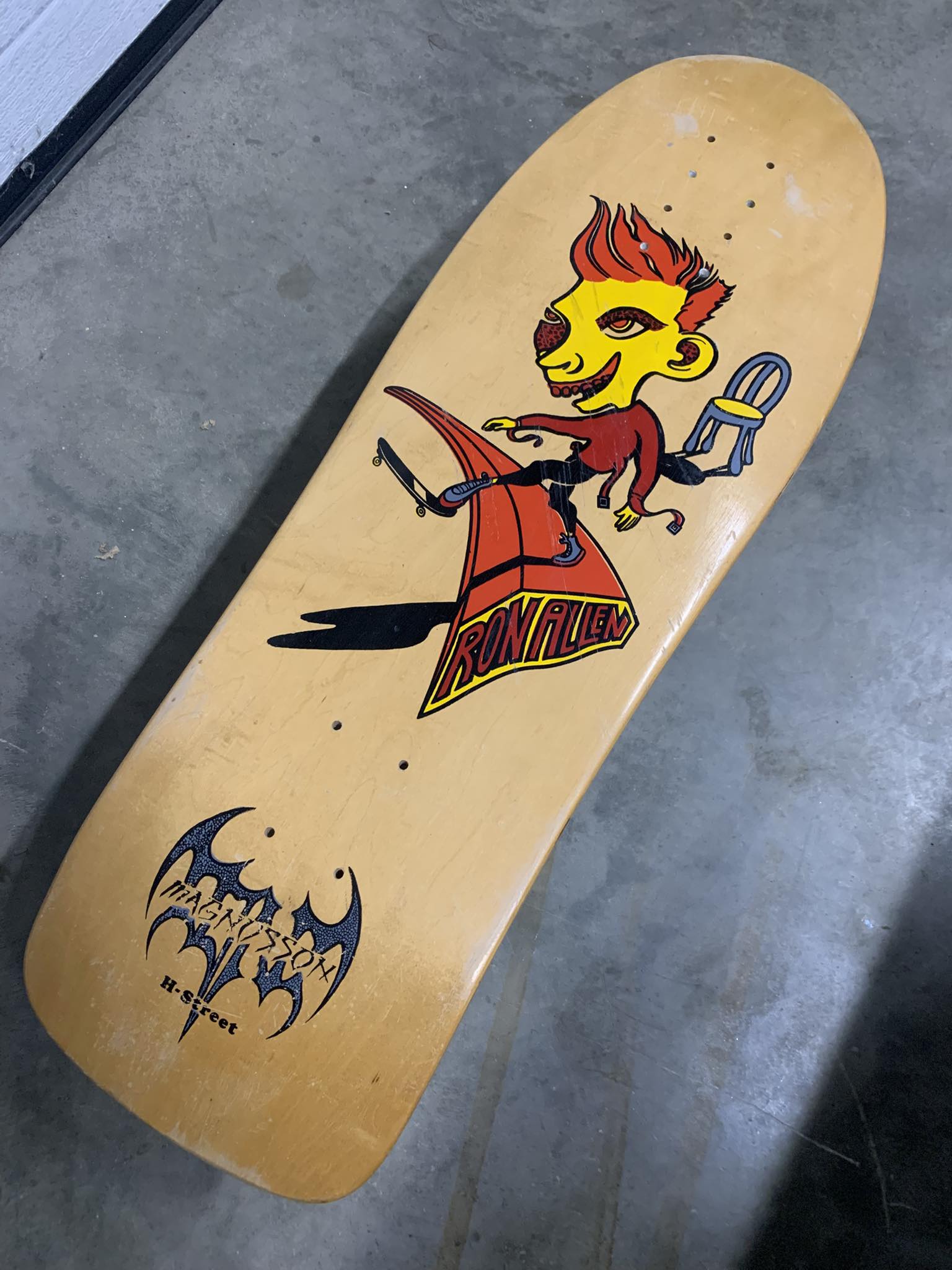 Dave Crabb skates with broken ribs on H-Street re-issue deck