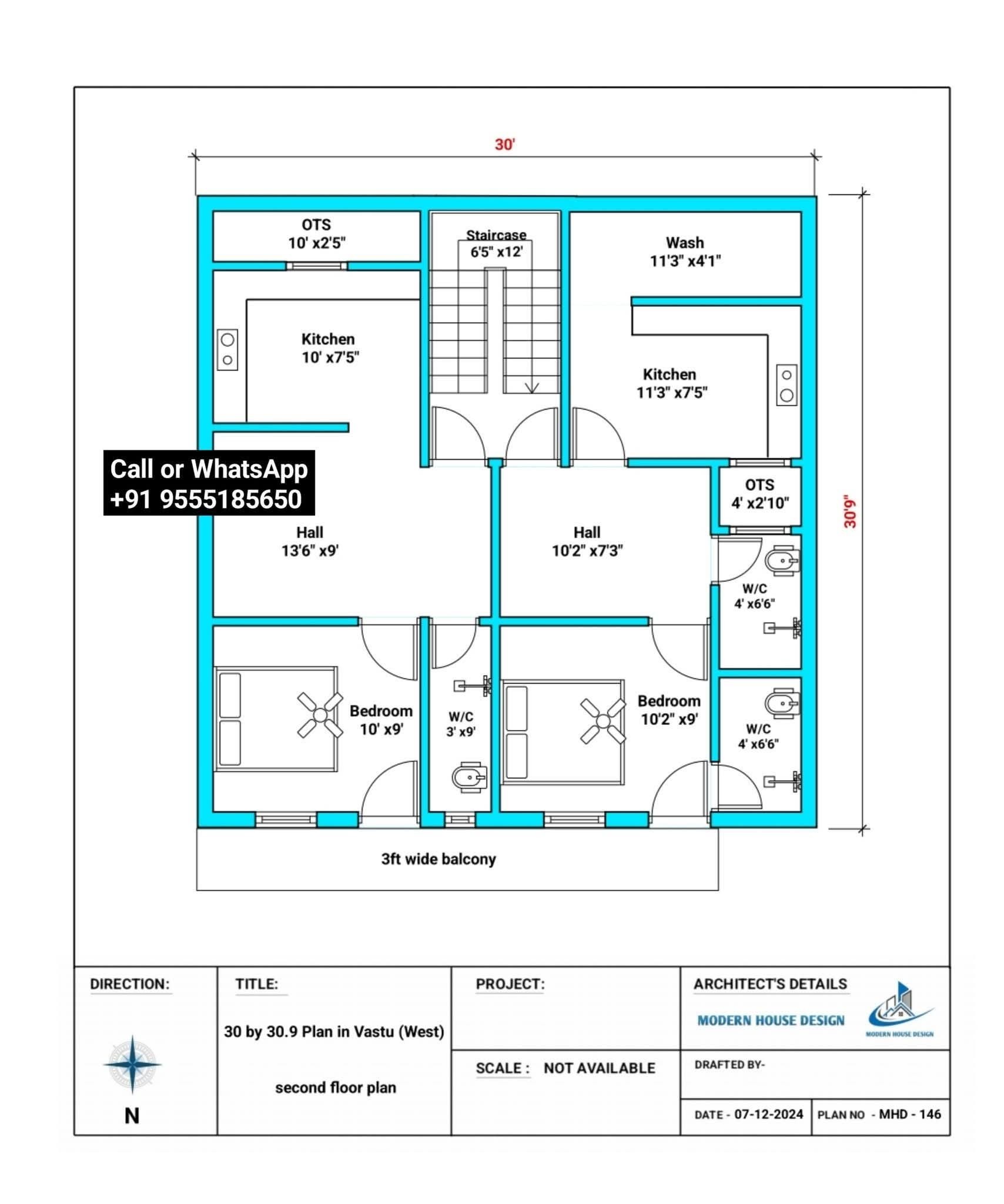Houseplansdaily.com | घर का नक्शा बनवाने के लिए व्हाट्सएप करें +91 ...