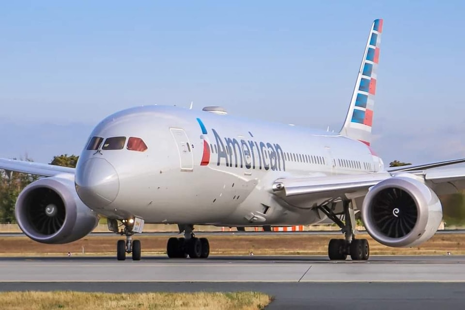 American Airlines Boeing 787-8 Dreamliner at Frankfurt Airport