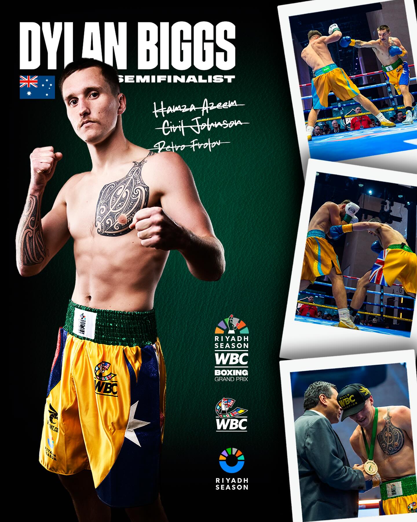 Boxing - Dylan Biggs 🇦🇺 🏆 Riyadh Season WBC Boxing Grand Prix ⚖️ Super ...