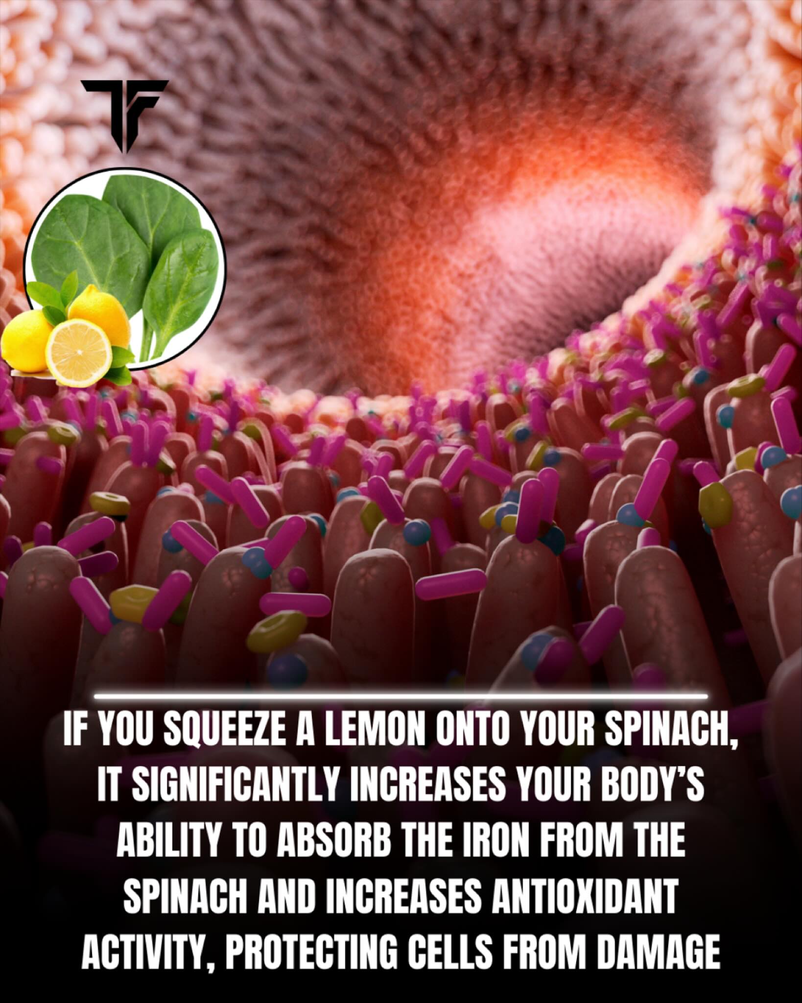 Thefarmacyreal - Squeezing lemon juice over your spinach... | Facebook