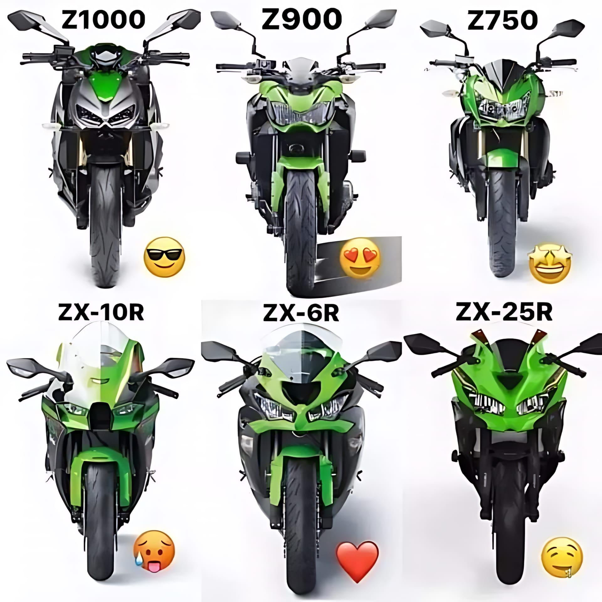 Tsu You forgot D) All the above. As an option! I pick D! #yamaha #kawasaki