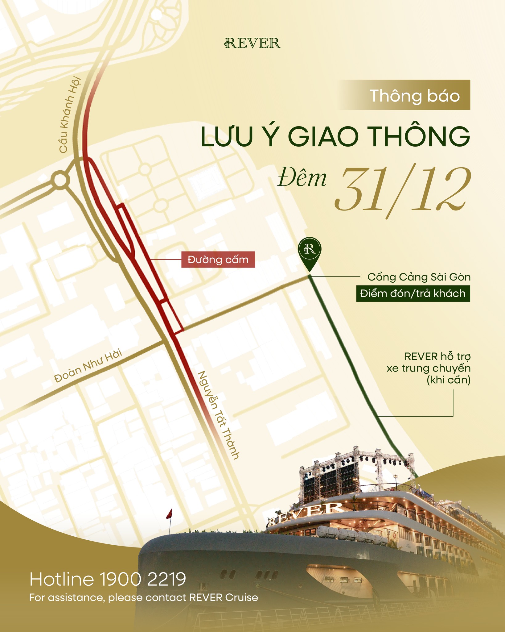 REVER Cruise | Ho Chi Minh City