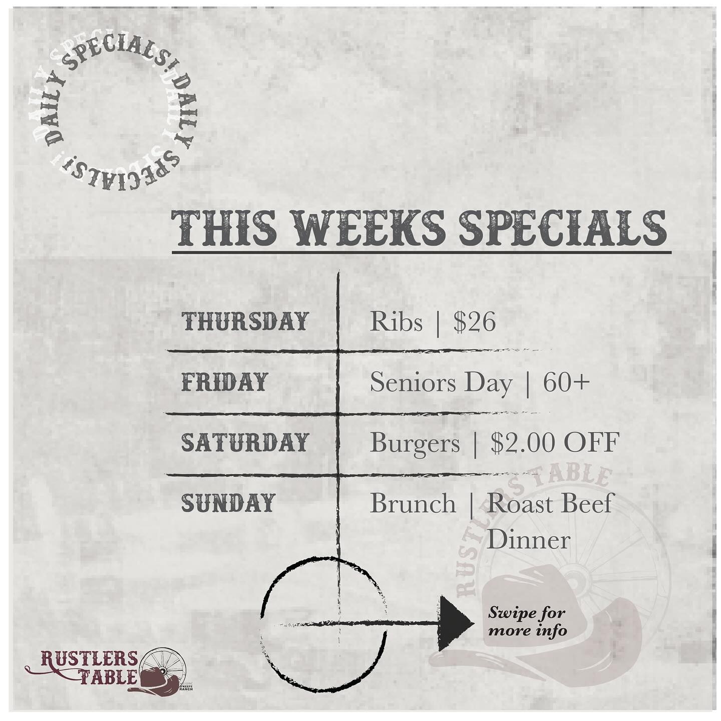 Rustler's Table Restaurant | Vernon BC