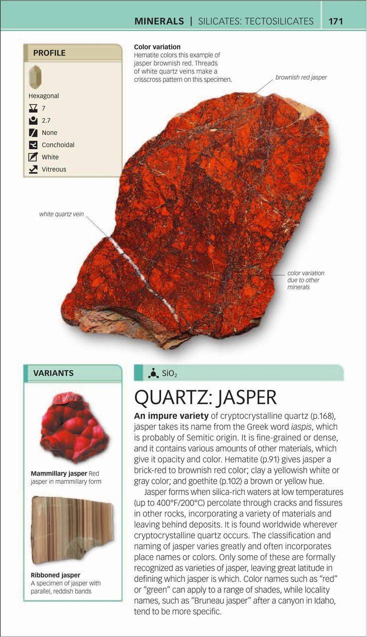Geology - JASPER Jasper is an impure variety of cryptocrystalline ...