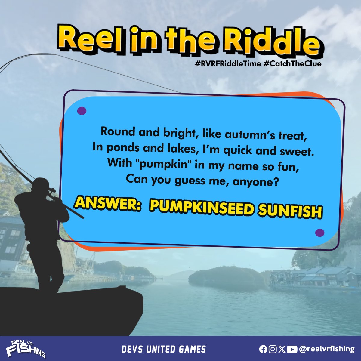 Real VR Fishing Fans | RVRF Fun Time: Reel in the Riddle 🎣 | Facebook