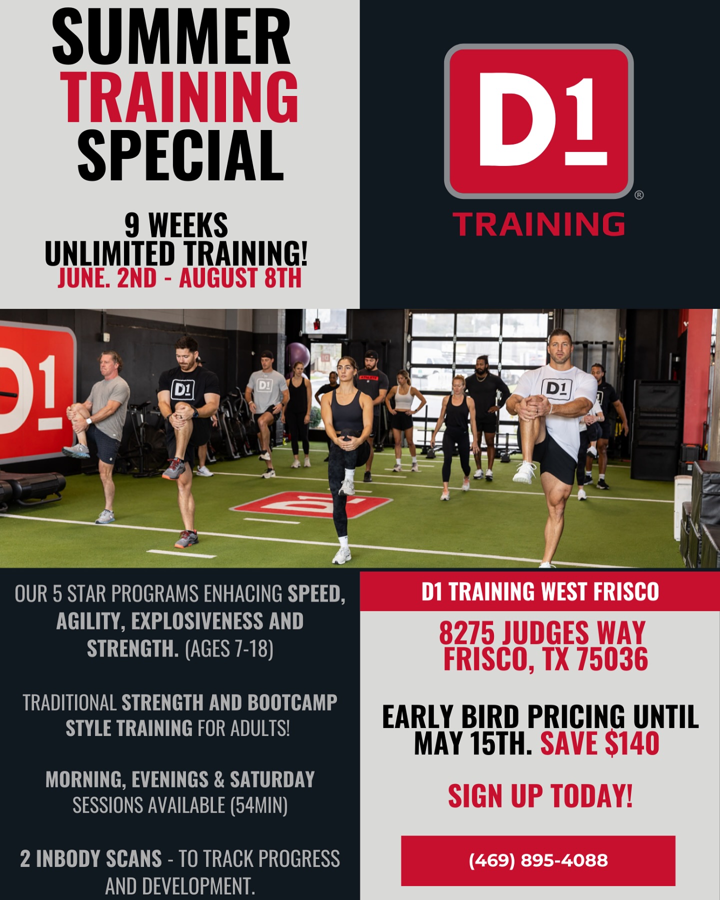 D1 Training West Frisco | Frisco TX