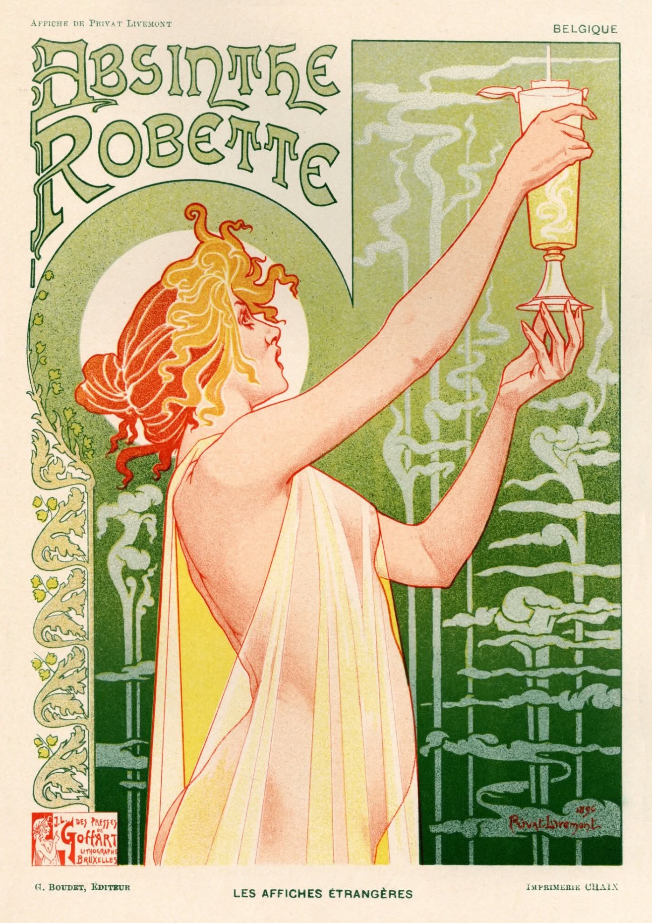 Henri Privat-Livemont's Absinthe Robette poster