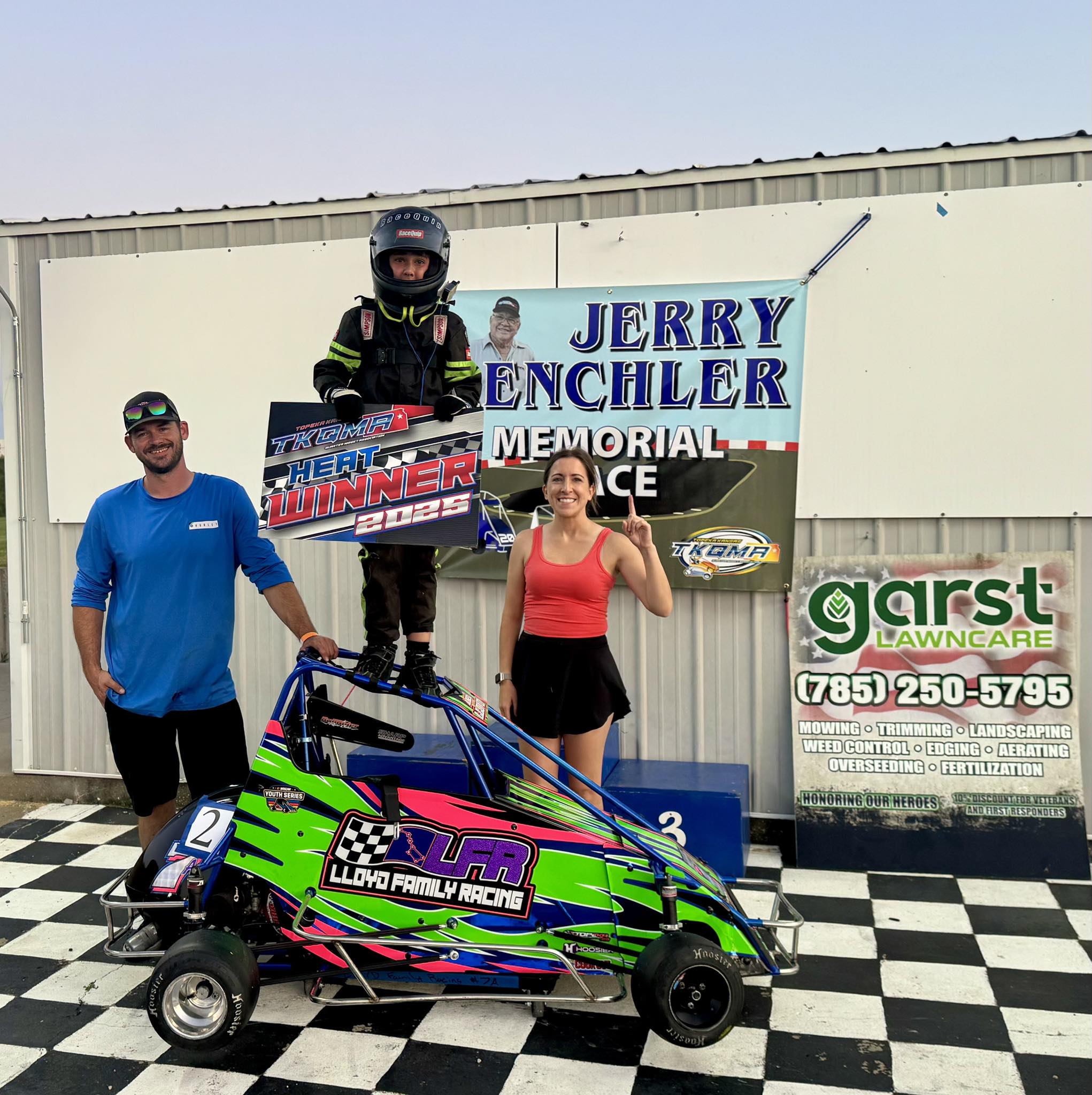 Great to see Elaine Hancock of Crazy Lady Racing back out in the