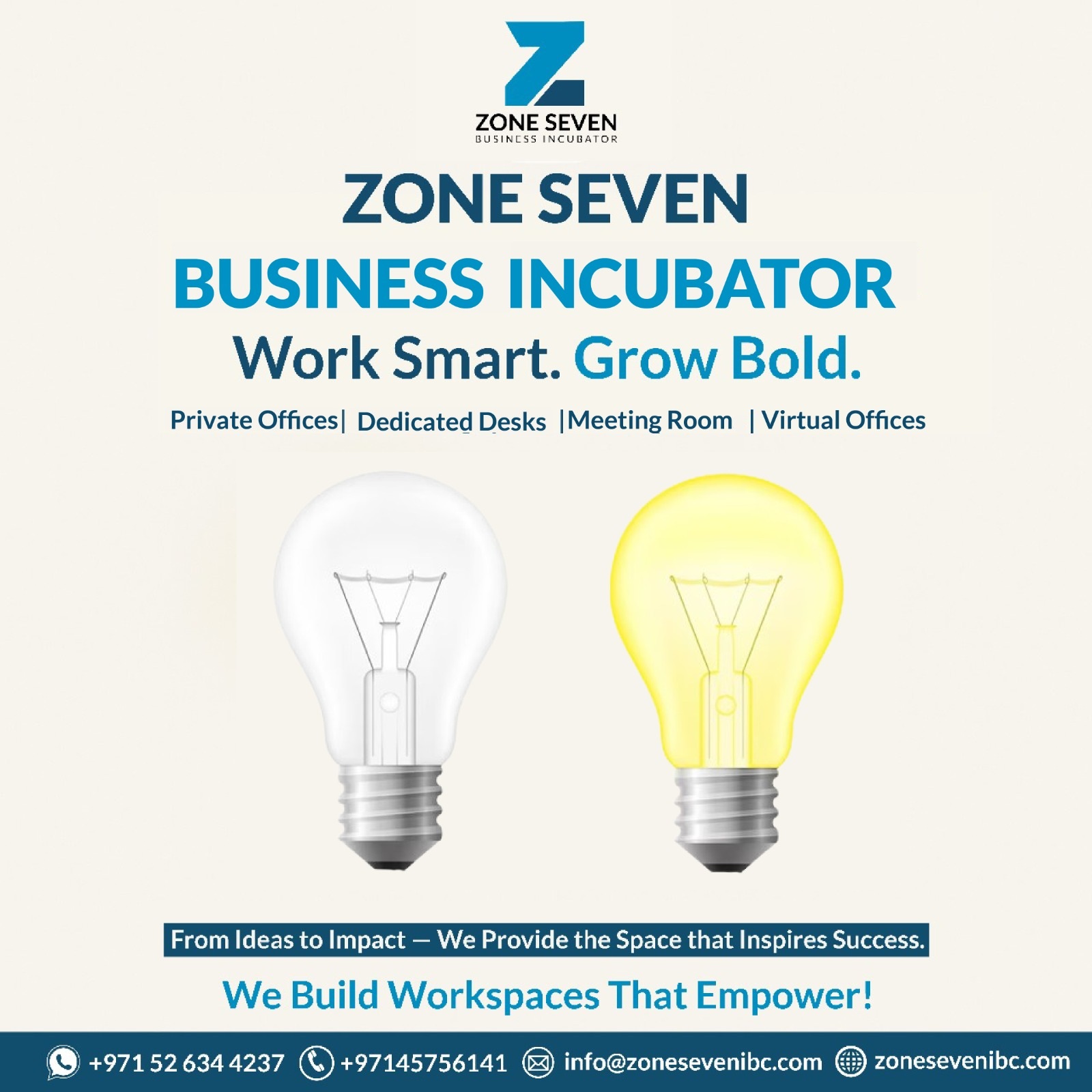 Photo inspiration: Luxury Startup Incubator With Private Office Space Reference: Zone