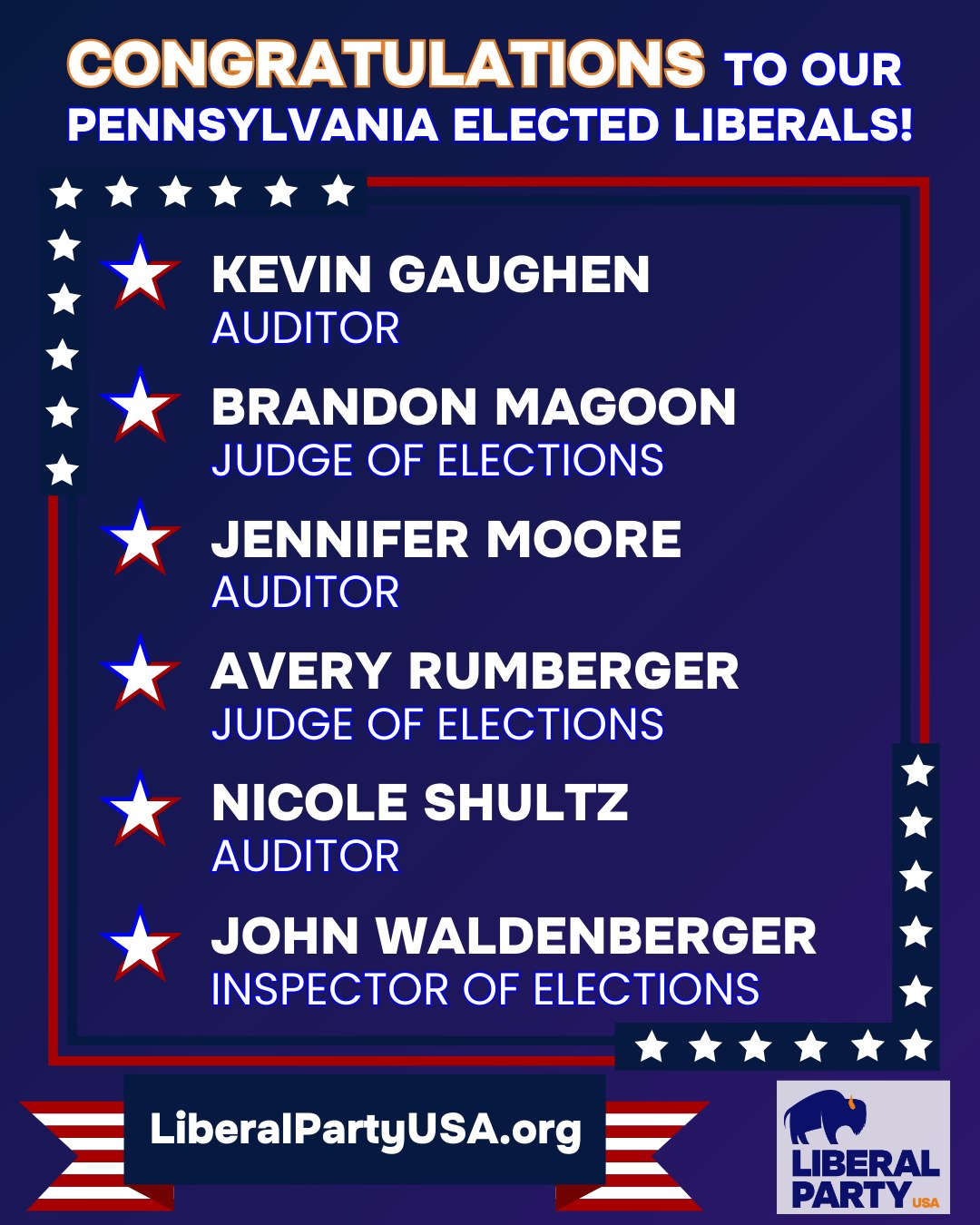 Let's celebrate our Liberals who are... - Liberal Party USA