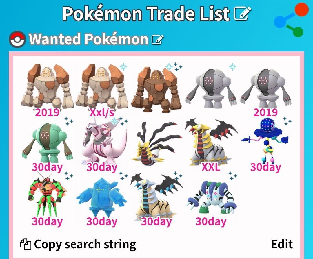 Pokémon Shiny Regigigas LeveI 1 - Trade 0r P T C