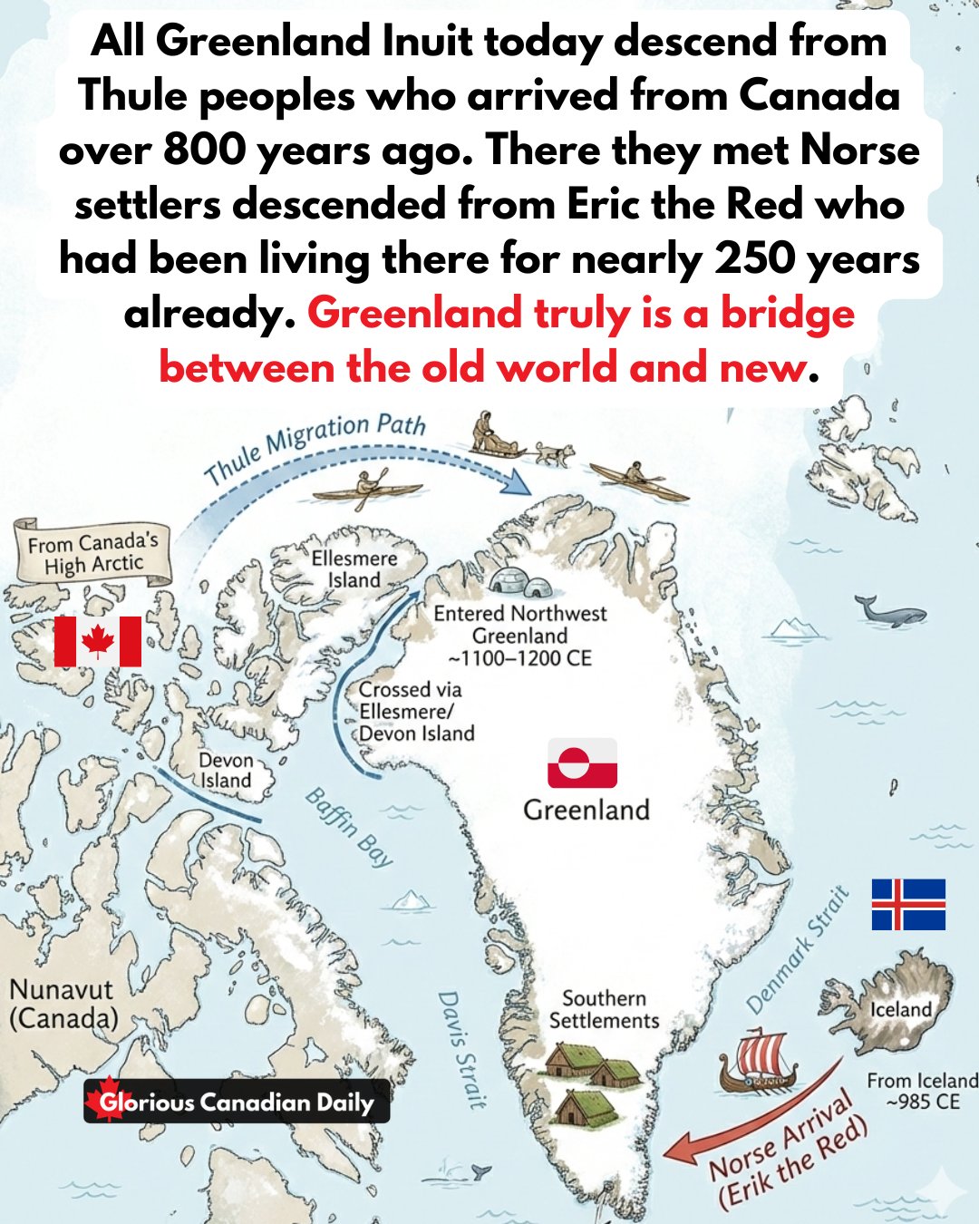 Glorious - Canada and Greenland share a history that is written in the ...