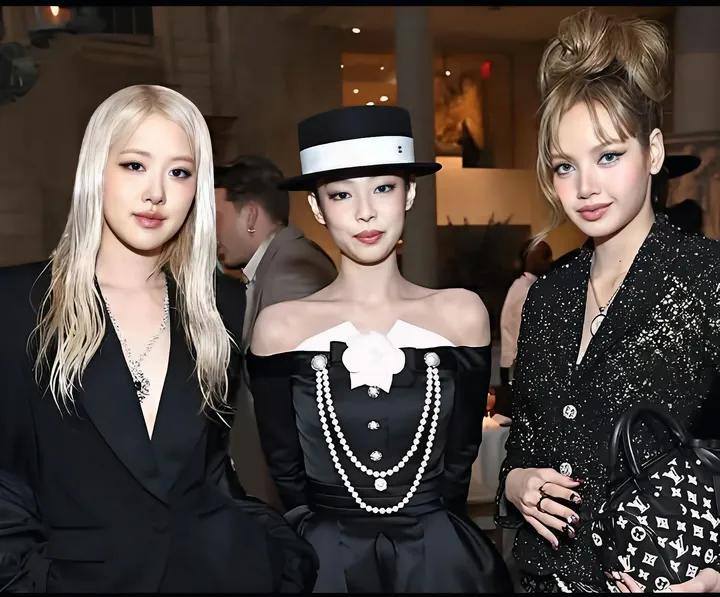 JENNIE, LISA, & ROSÉ ON MET GALA 2025🖤🩷 3/4