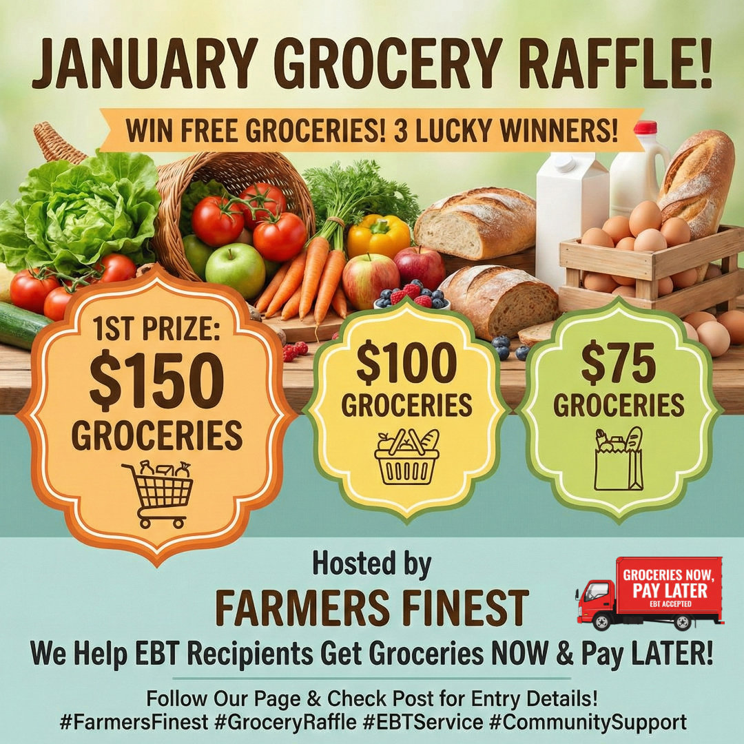 🛒 WIN YOUR JANUARY GROCERIES! 🛒... - Farmer's Finest Indiana | Facebook