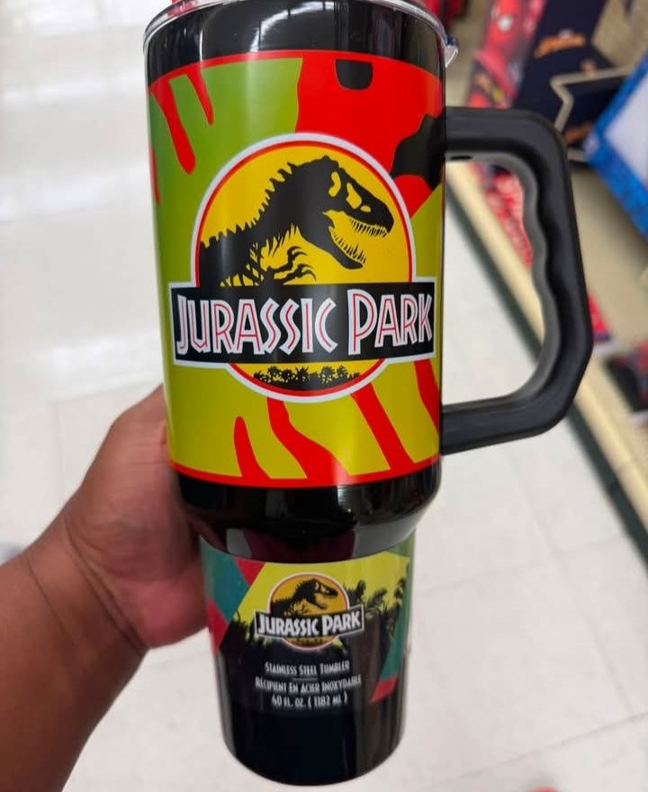 Found a Jurassic Park tumbler at Hobby Lobby
