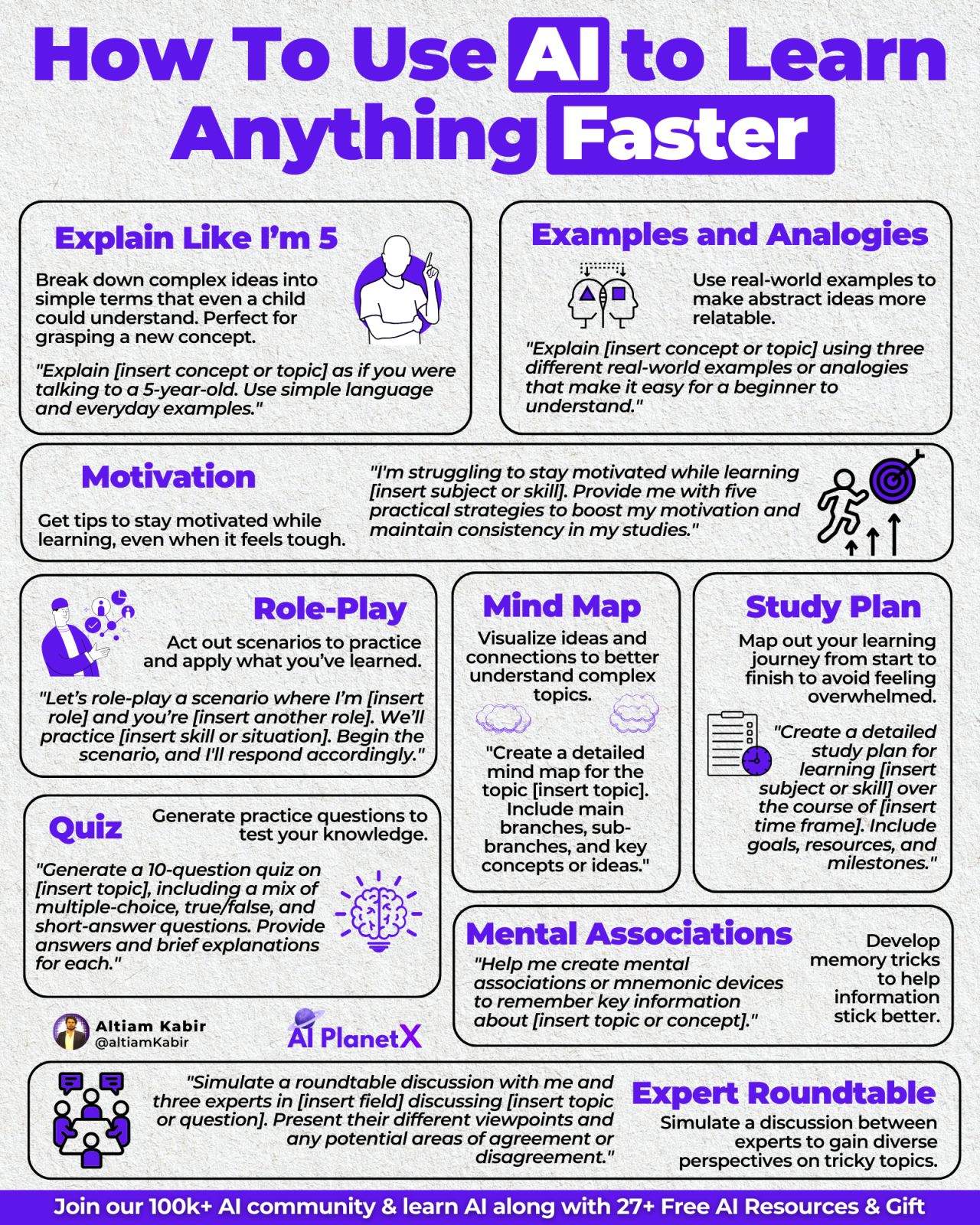 Growth - How To Use AI to Learn Anything Faster --------- Summary and ...