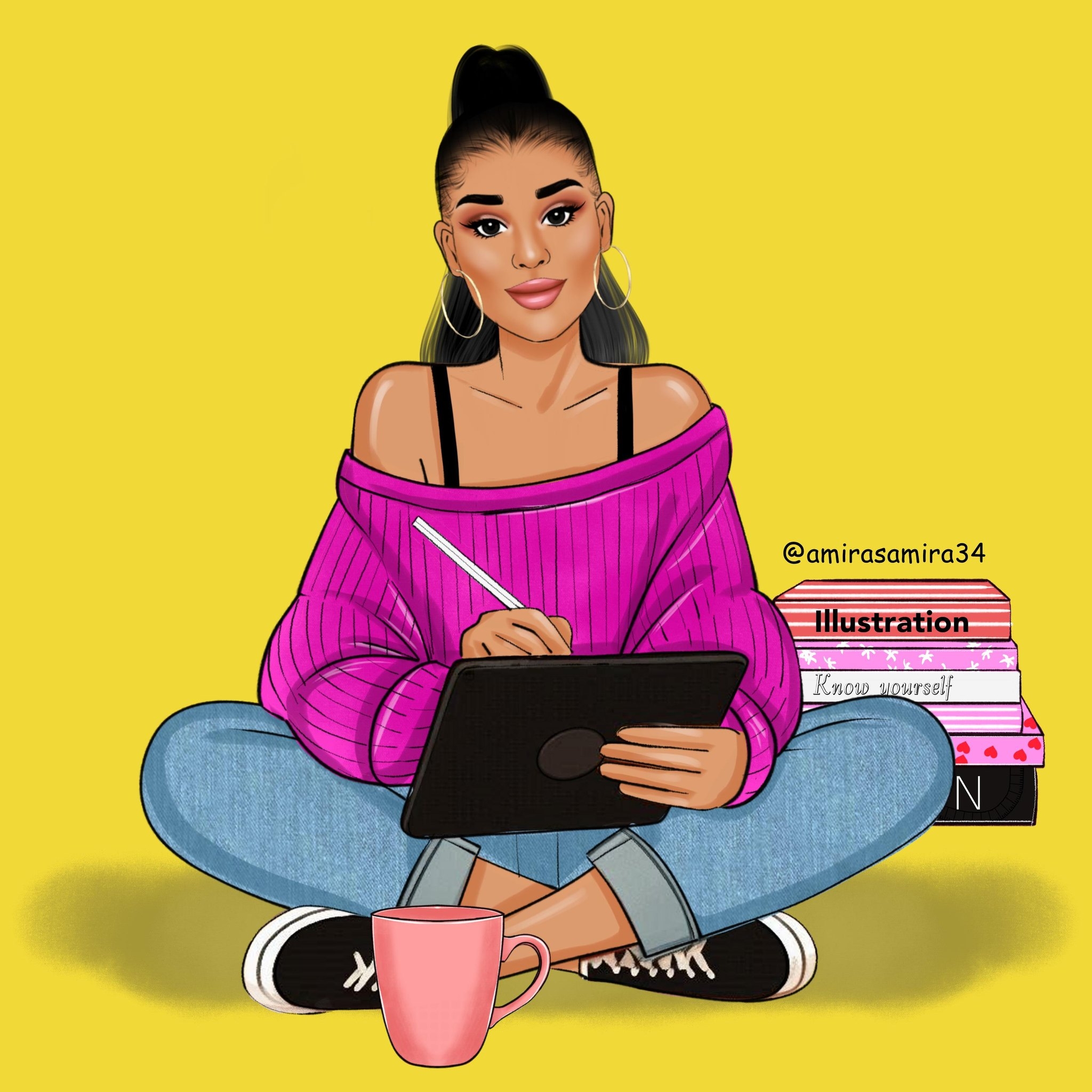 Samira Fashion illustration