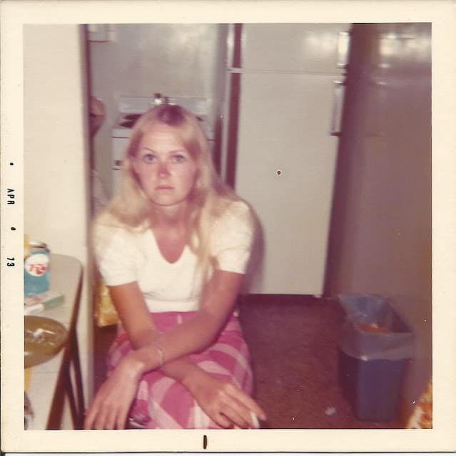Beth Howland, pre Vera days, posing for a Salem cigarette ad