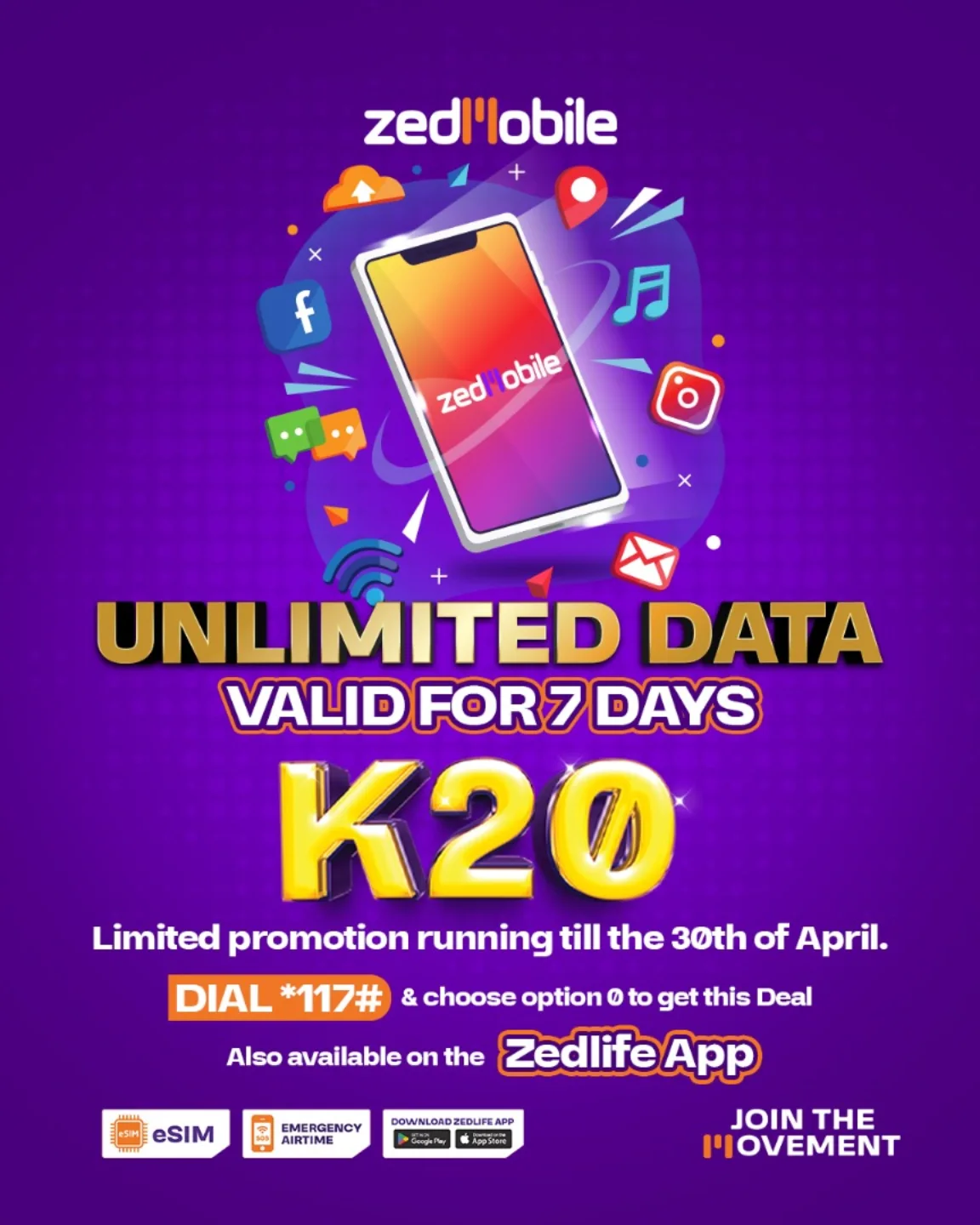 ZedMobile - Stream. Scroll. Share. Non-stop for 7 days! Get UNLIMITED ...